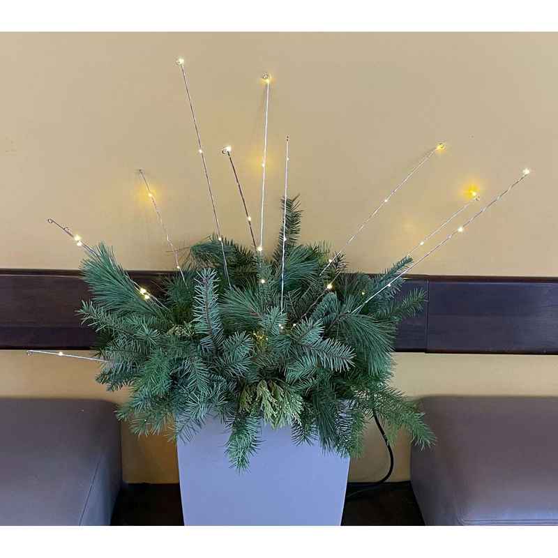 14L LED Battery Meadowgrass Fairy Light Stake - Image 3