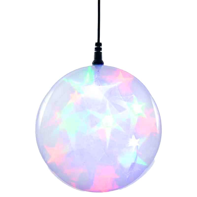 24L 6 LED Battery Holographic Starfire Sphere - Image 8