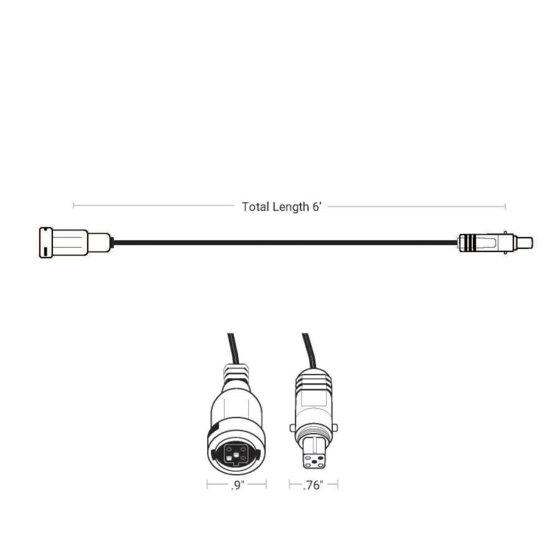 6ft Extension Cord - Image 3