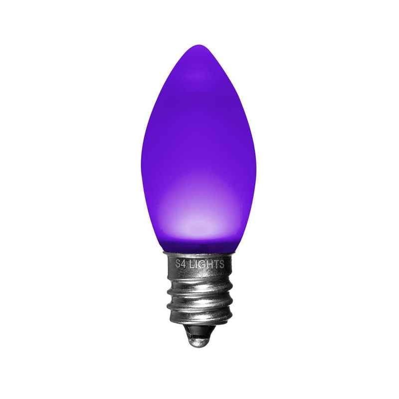 C7 LED Opaque Bulb, E12 Base - Image 11