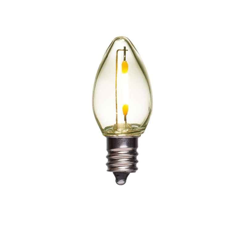 C7 LED Clear Bulb, E12 Base - Image 5