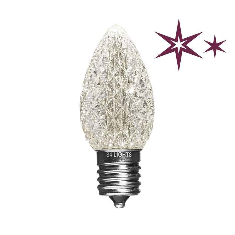 C9 LED Faceted Bulbs with Effects, E17 Base - Image 10