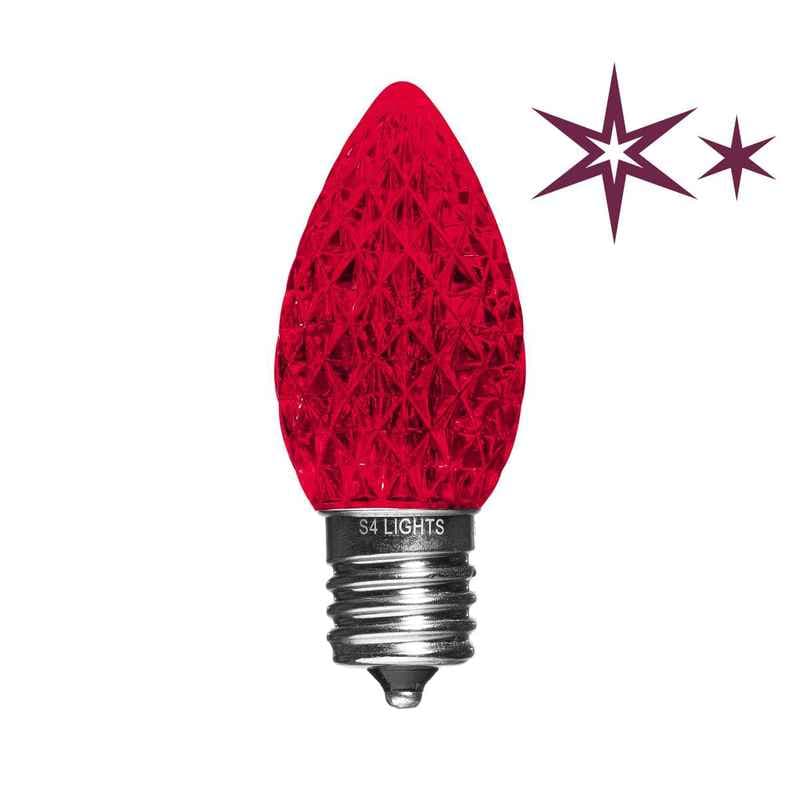 C9 LED Faceted Bulbs with Effects, E17 Base - Image 11