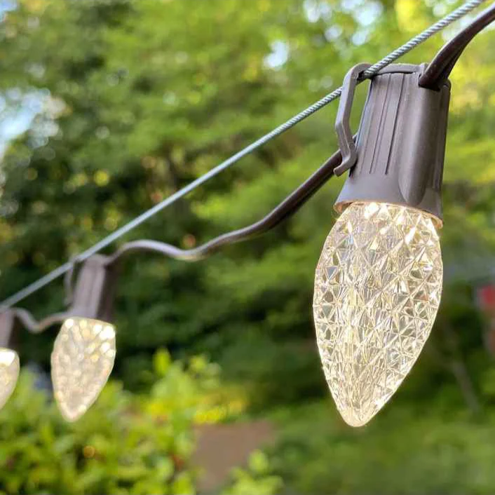 C9 LED Faceted Bulbs with Effects, E17 Base - Image 3