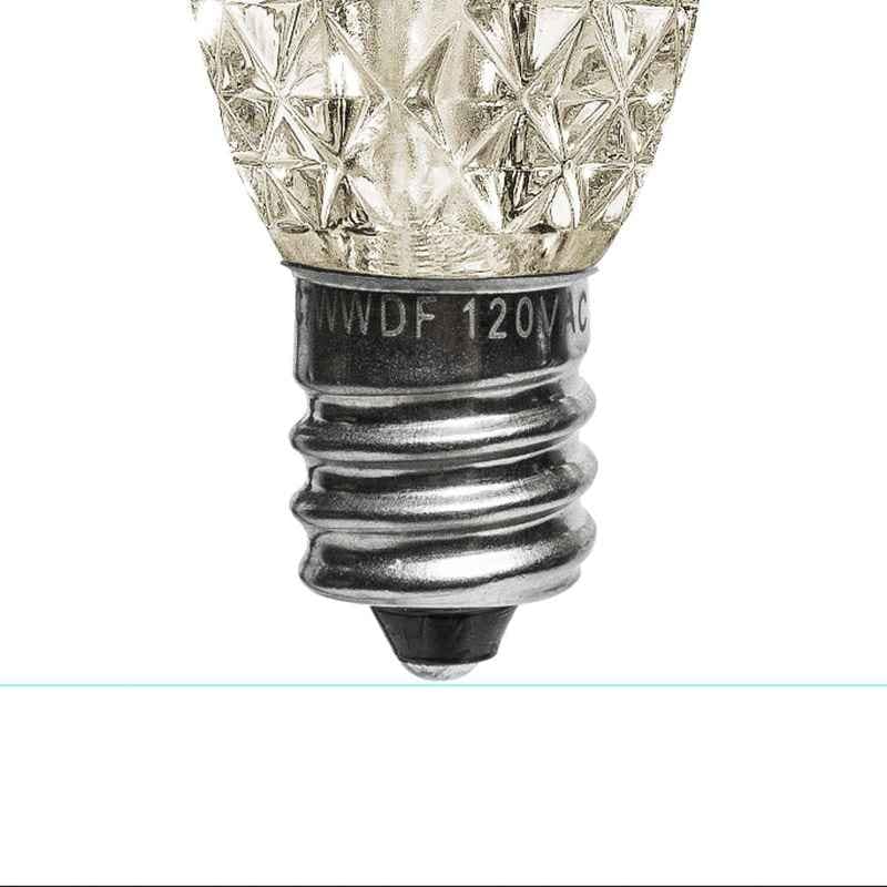 C9 LED Faceted Bulbs with Effects, E17 Base - Image 5