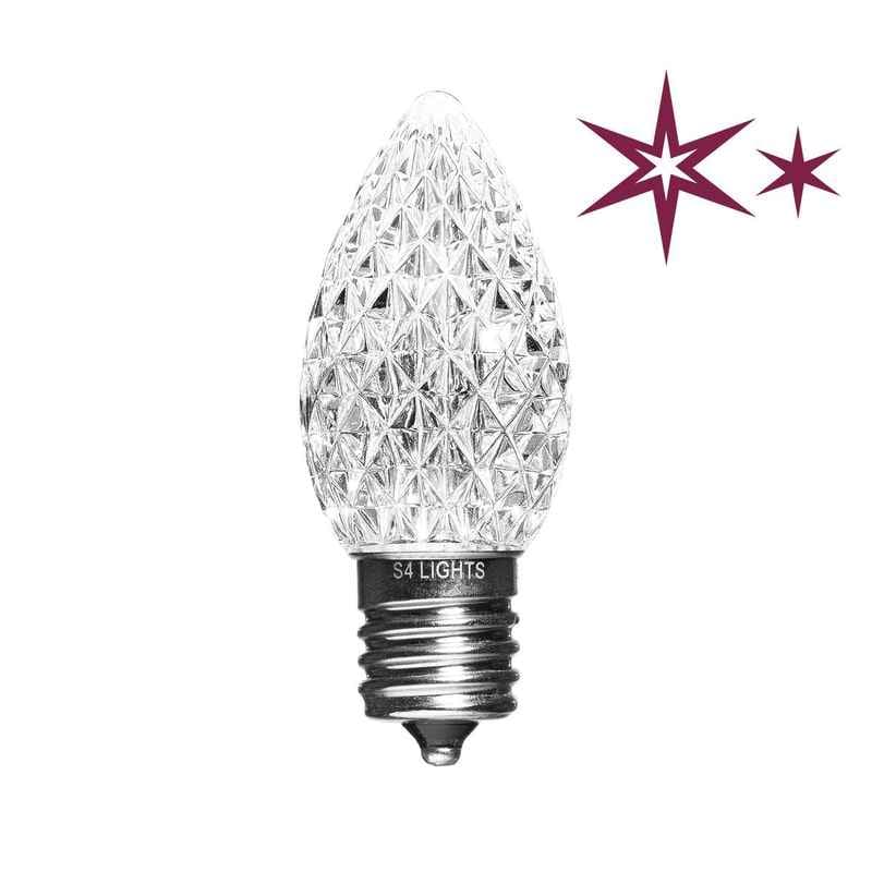 C9 LED Faceted Bulbs with Effects, E17 Base - Image 8