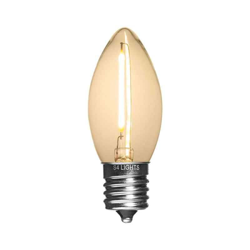 C9 LED Vintage Bulb, E17 Base - Image 6