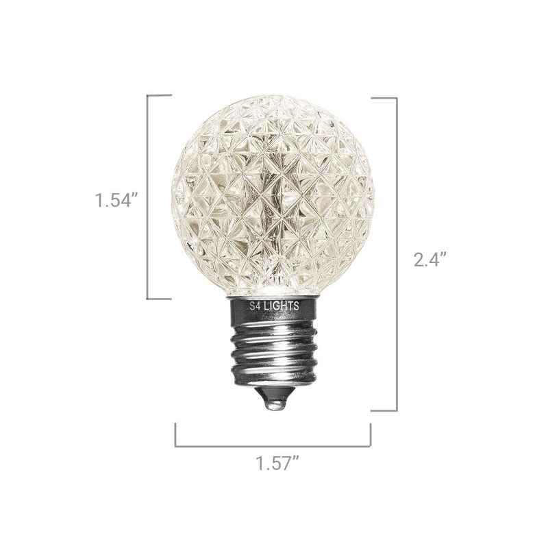 G40 LED Faceted Bulbs, E17 Base - Image 4