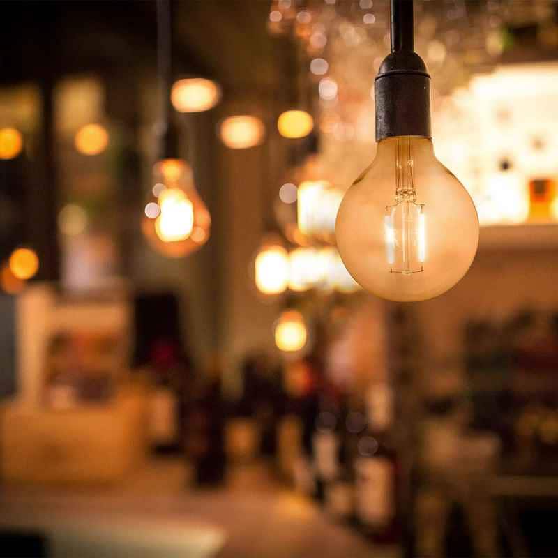 G80 LED Vintage Cafe Bulb, E26 Base - Image 3