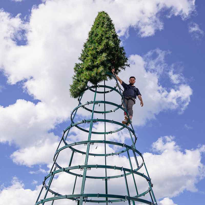 Pre-lit DMX Tannenbaum Christmas Tower Tree - Image 3