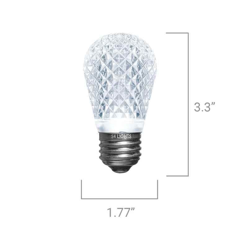 S14 LED Faceted Bulb, E26 Base - Image 4