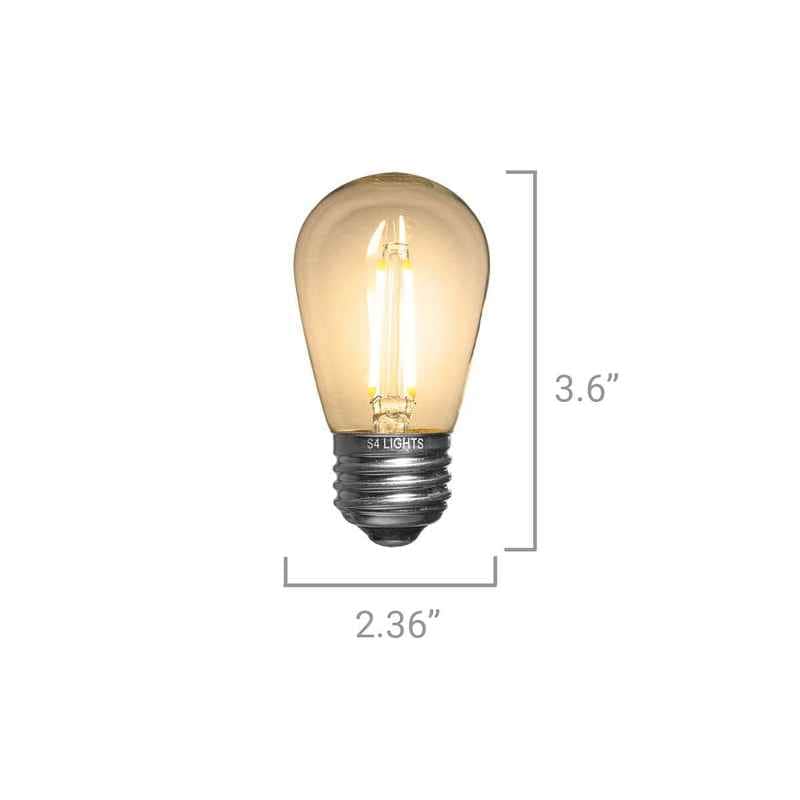S14 LED Vintage Cafe Bulb, E26 Base - Image 5
